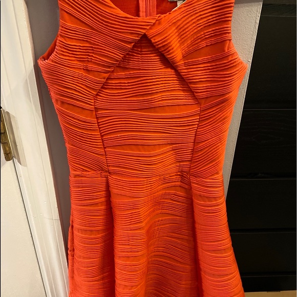 Elisa B size 10 coral flowy dress - Picture 4 of 8